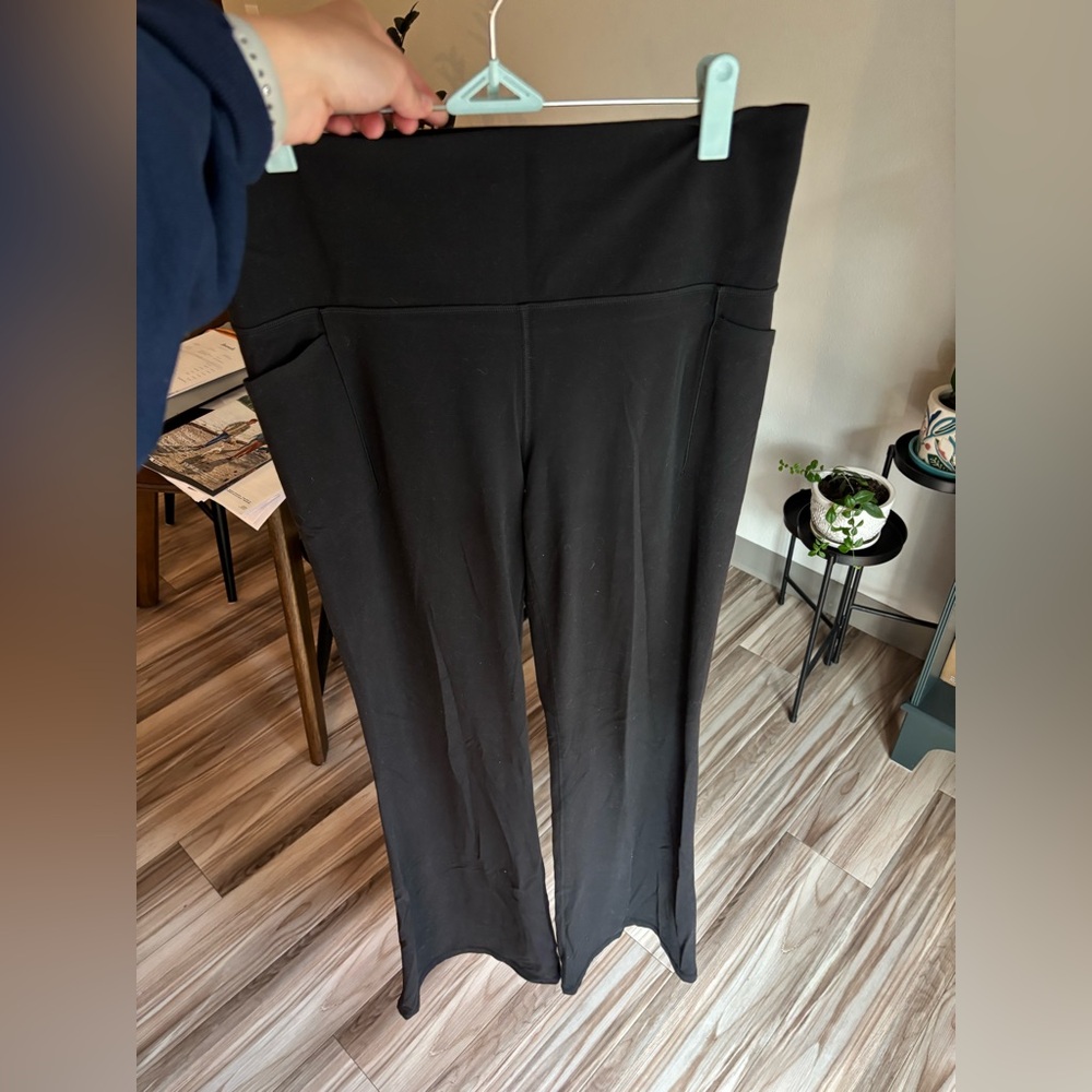 Athleta Black Flare Pants
